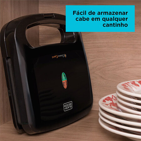 Grill E Sanduicheira Black Decker Cuisine Expert Gs800