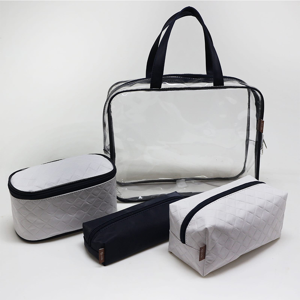 Necessaire PVC 4PC Branco